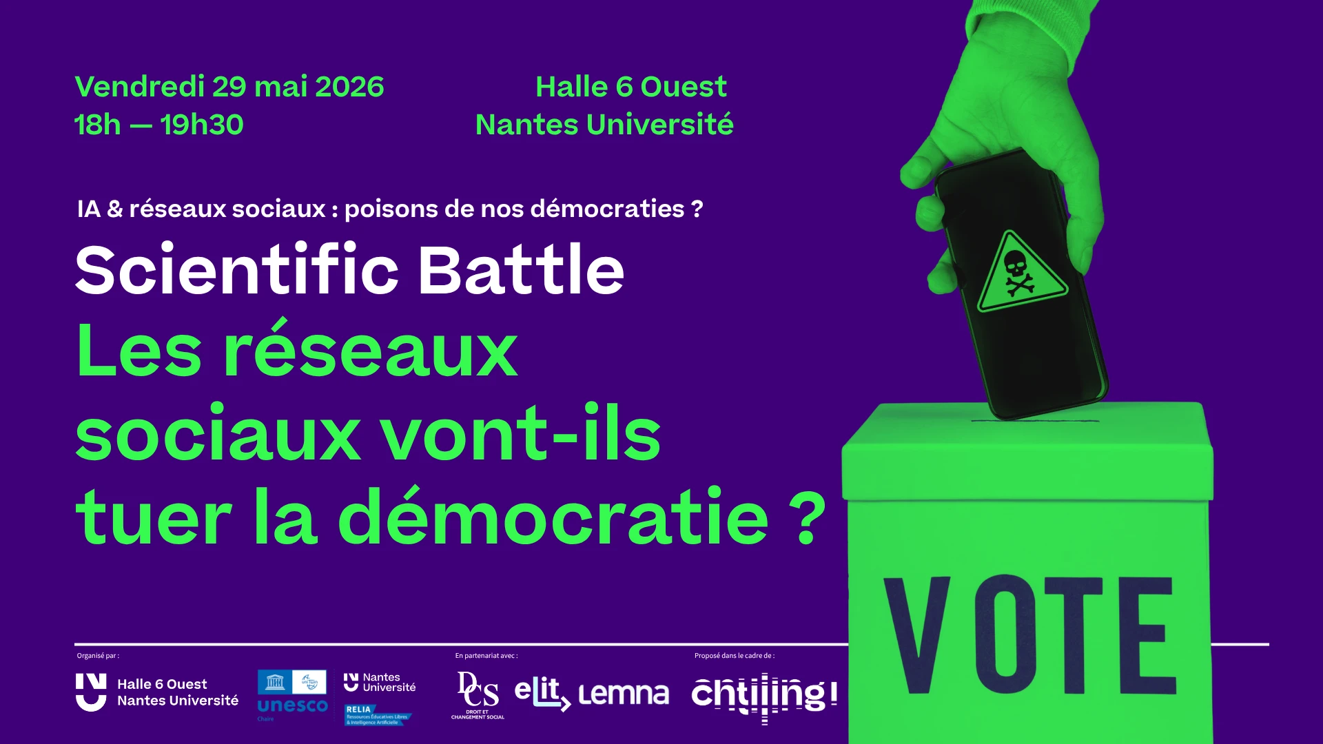 Battle Réseaux sociaux - Démocratie