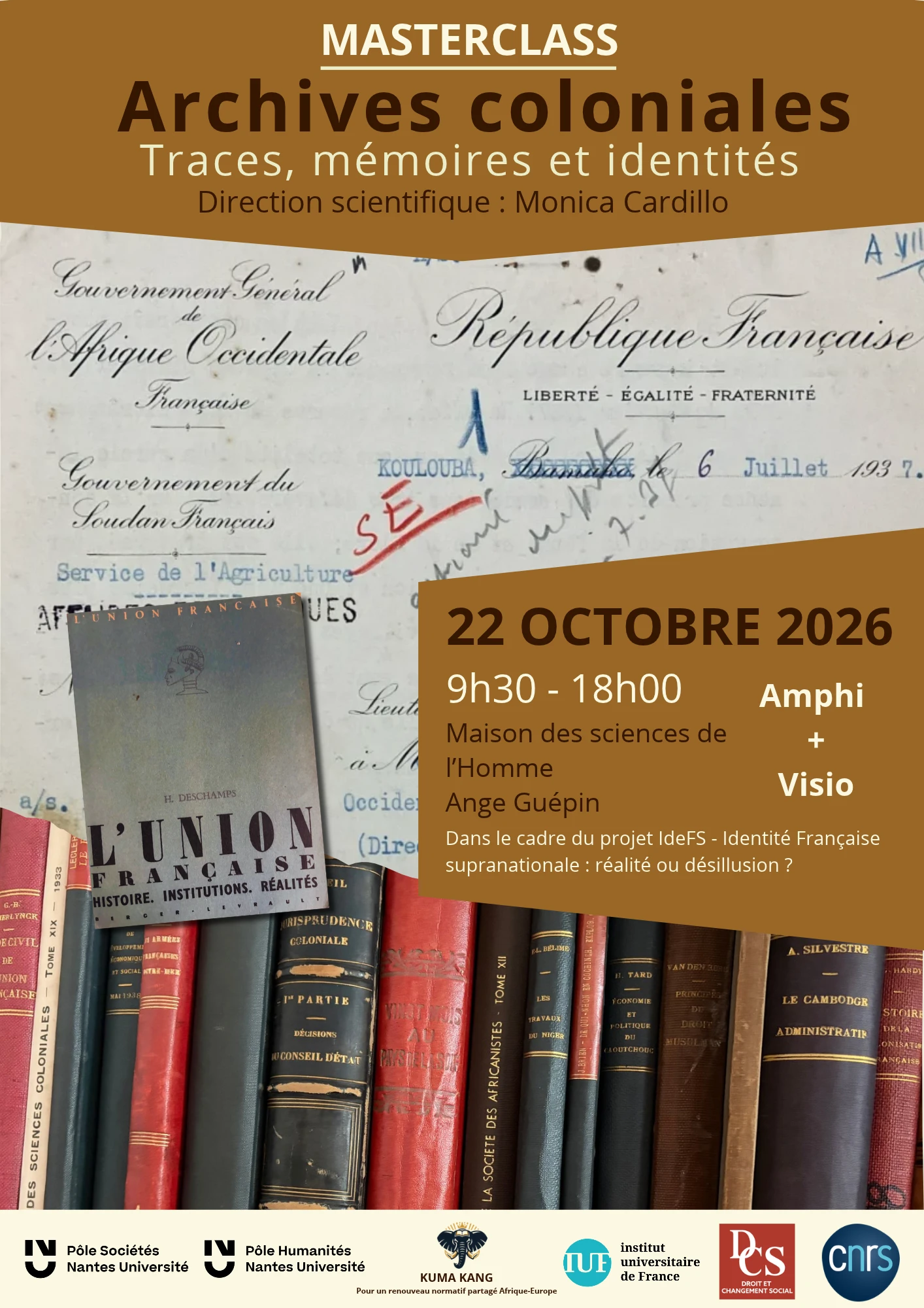 Affiche de la Masterclass